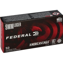 FEDERAL AE 9MM LUGER 147GR