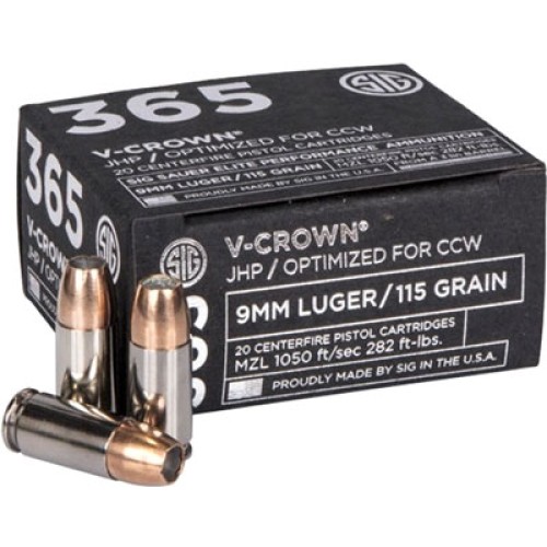 SIG 365 9MM LUGER 115GR