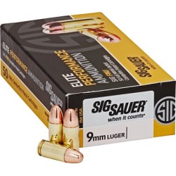 SIG 9MM LUGER 124GR FMJ