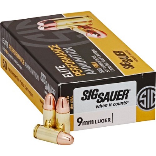 SIG 9MM LUGER 124GR FMJ