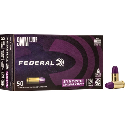 FEDERAL AE 9MM LUGER 124GR TSJ