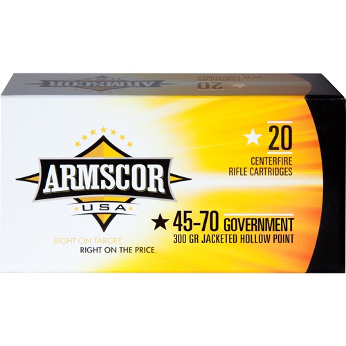 ARMSCOR 45-70 GOV 300GR JHP