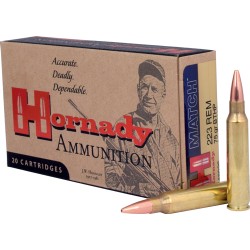 HORNADY 223 REM 75GR BTHP