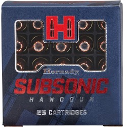 HORNADY SUBSONIC 9MM LUGER