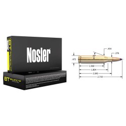 NOSLER 243 WIN 90GR BALLISTIC