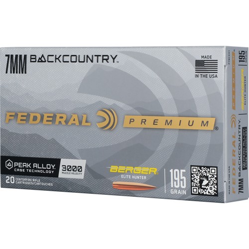 FEDERAL 7MM BC 195GR BERGER