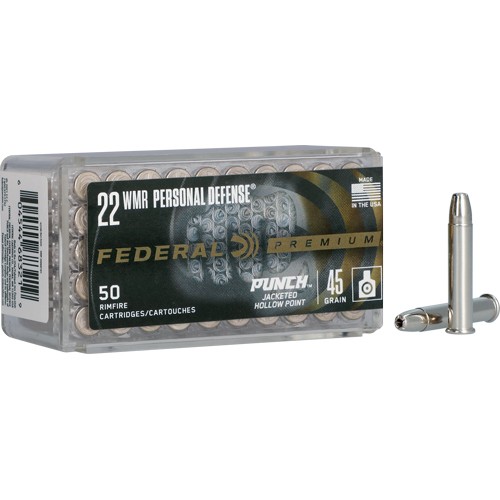 FEDERAL PUNCH 22WMR 45GR JHP