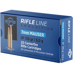 PPU 7X57MM MAUSER 139GR JSP