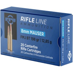 PPU 8MM MAUSER 198GR FMJ