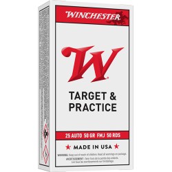 WINCHESTER USA 25 ACP 50GR