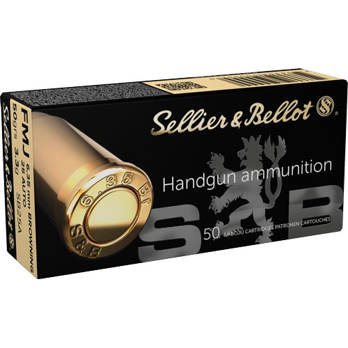 S&B 25 ACP 50GR FMJ-RN