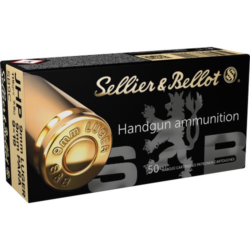 S&B 9MM LUGER 115GR JHP