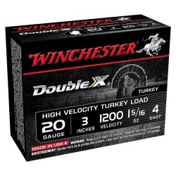WINCHESTER DOUBLE-X 20GA 3"