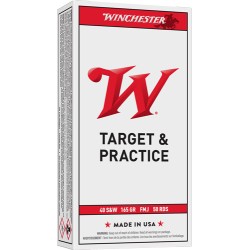 WINCHESTER USA 40 SW 165GR FMJ