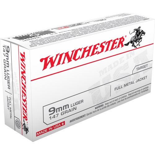 WINCHESTER USA 9MM LUGER 147GR