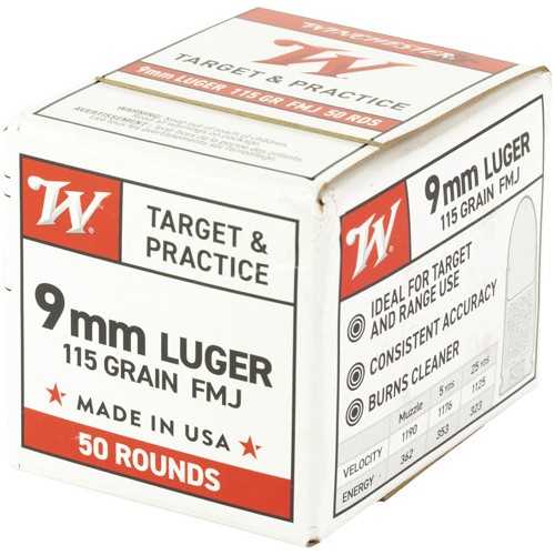 WINCHESTER USA 9MM LUGER