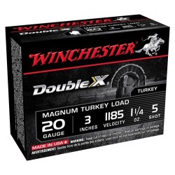 WINCHESTER DOUBLE-X 20GA 3"