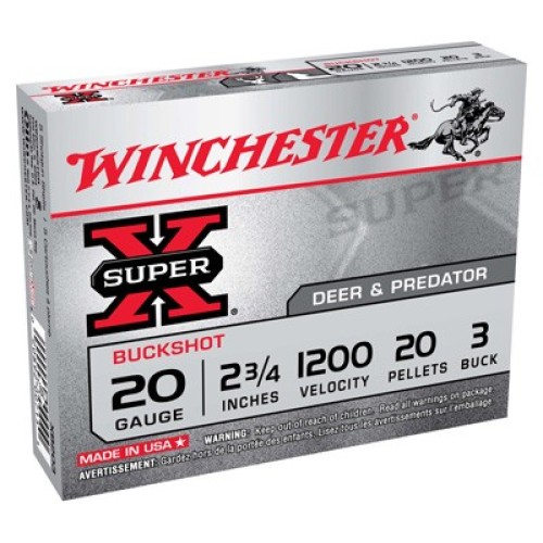 WINCHESTER SUPER-X 20GA 2.75"