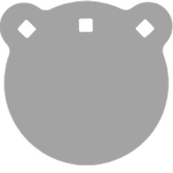 BASH TARGET AR500 GONG TARGET