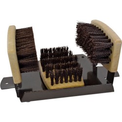 PSP BOOT BRUSH WITH SCRAPER