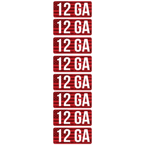 MTM AMMO CALIBER LABELS 12GA