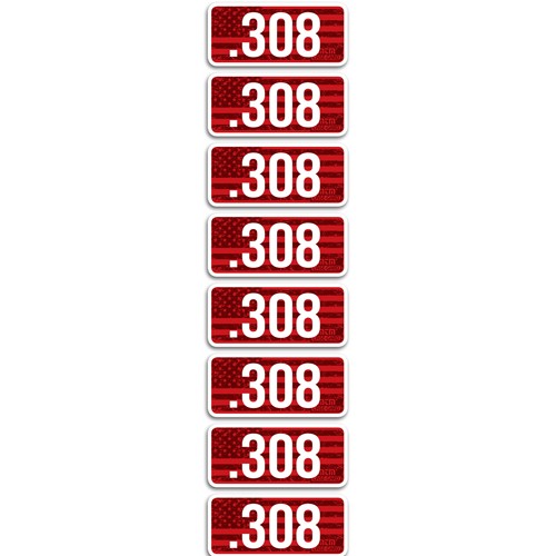 MTM AMMO CALIBER LABELS 308