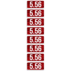 MTM AMMO CALIBER LABELS 5.56