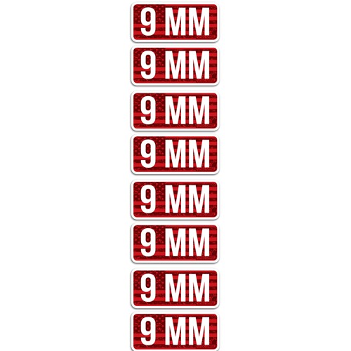MTM AMMO CALIBER LABELS 9MM