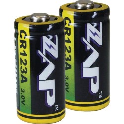 PSP ZAP CR123A BATTERIES