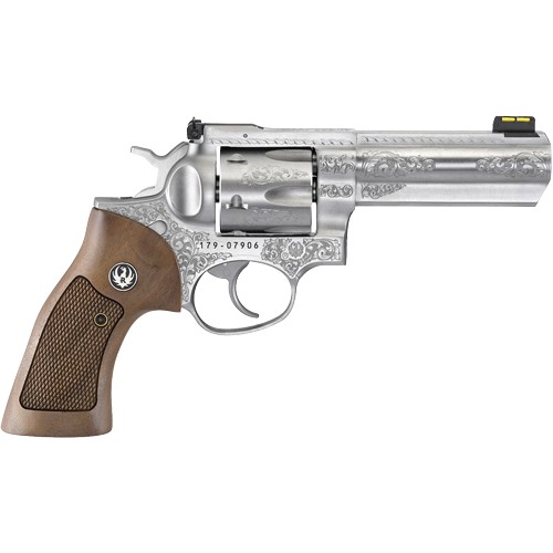 RUGER GP100 DELUXE 4" ENGRAVED
