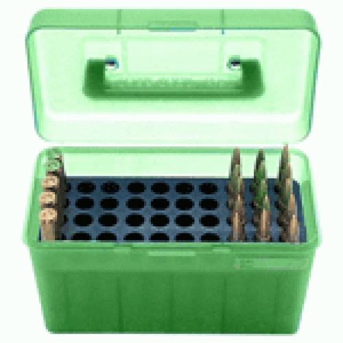 MTM DELUXE AMMO BOX 50-ROUNDS