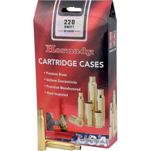 HORNADY UNPRIMED CASES 220
