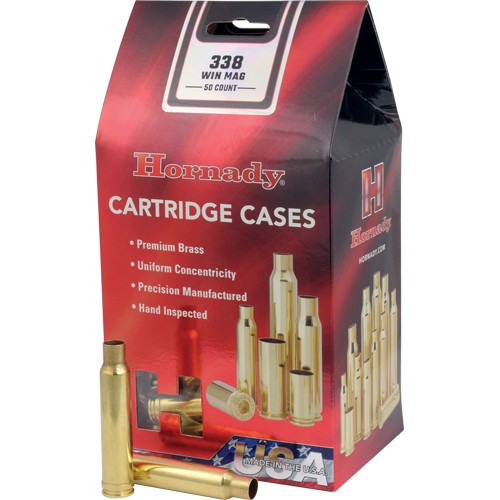 HORNADY UNPRIMED CASES 338 WIN