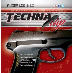 TECHNA CLIP HANDGUN RETENTION
