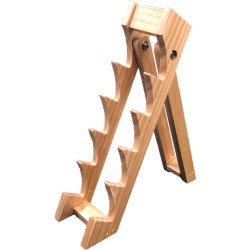 ABKT WOOD KNIFE DISPLAY STAND
