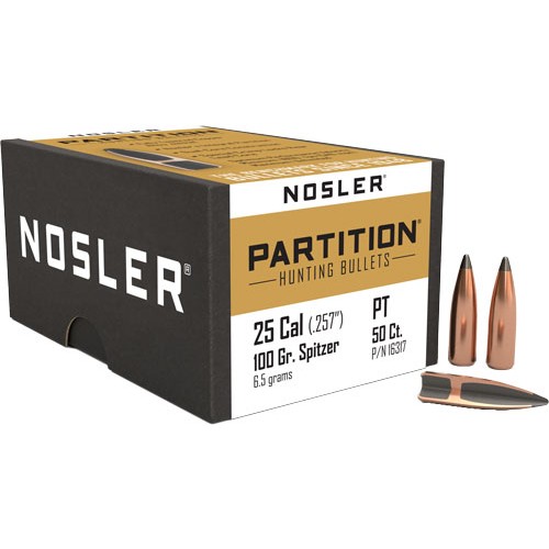 NOSLER BULLETS 25 CAL .257