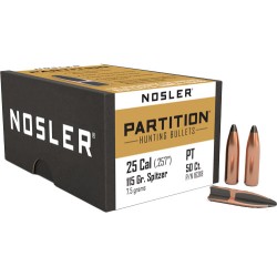 NOSLER BULLETS 25 CAL .257