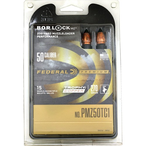 FEDERAL 50CAL 270GR TROPHY