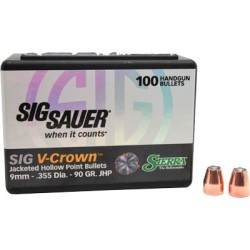 SIERRA BULLETS 9MM .355
