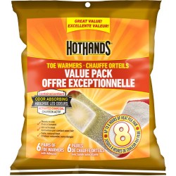 HOTHANDS TOE WARMER VALUE PACK