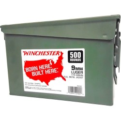 WINCHESTER 9MM LUGER 115GR FMJ